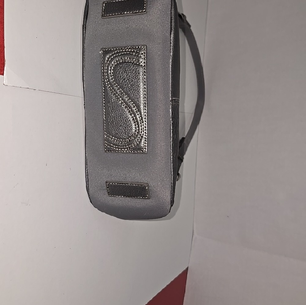 The Sak Metallic Pewter Classic Pebbled Leather Shoulder Bag - Picture 6 of 11